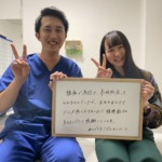 腰痛の方の写真