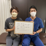 産後骨盤矯正、腰痛の方の写真