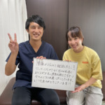 腰痛の方の写真