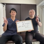 腰痛の方の写真