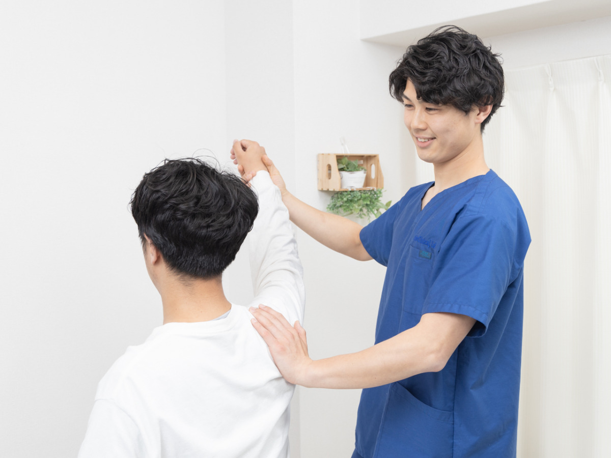 四十肩・五十肩のリハビリ