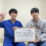 腰痛の方の写真