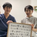 腰痛の方の写真