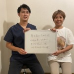 姿勢矯正、腰痛、肩こりの方の写真