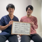 腰痛、肩こりの方の写真